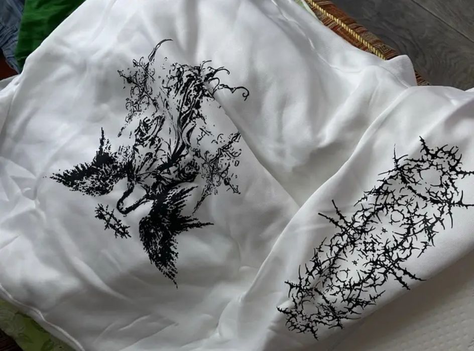 Мъжко Худи "Angel & Barbed Wire Design" РАЗПРОДАЖБА