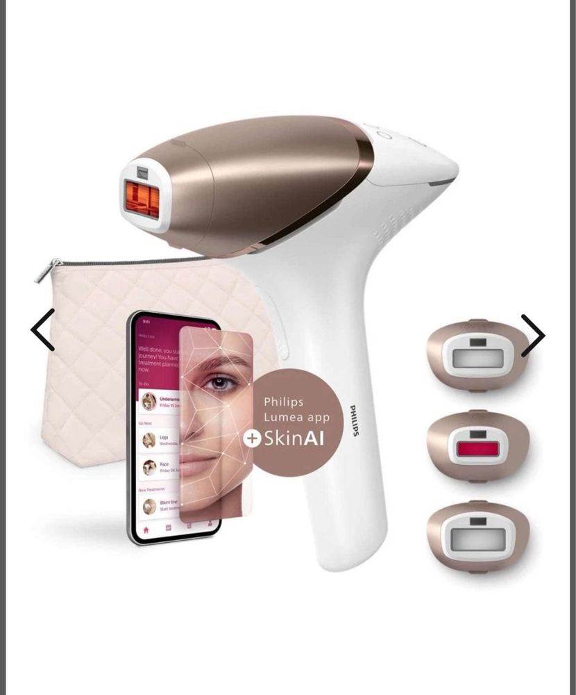 Фотоепилатор Philips Lumea IPL 9900 Series BRI973/00 със SenseIQ