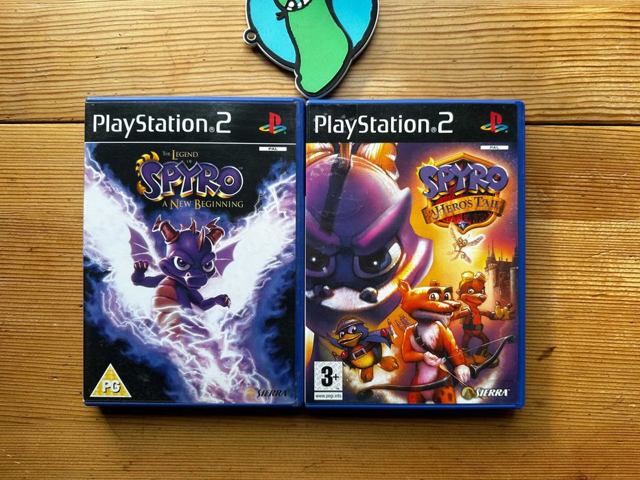 The Legend of Spyro: A New Beginning + A Hero's Tail PlayStation 2 PS2