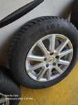 Jante aliaj r 15 cu anvelope continental
