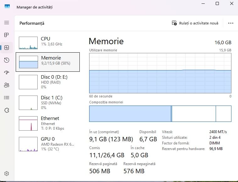 PC Gaming i5-10500 / AMD RX 6600 / 16GB RAM DDR4 / SSD 512GB / HDD 2TB