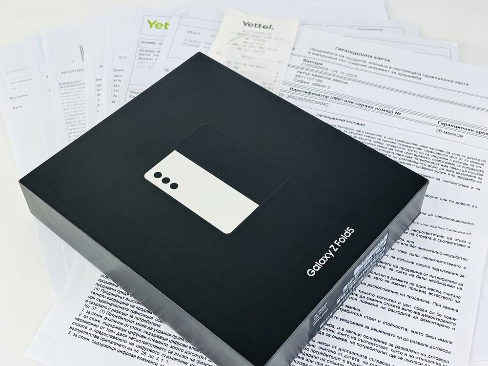НОВ! Samsung Galaxy Z Fold 5 5G 512GB Cream Гаранция!