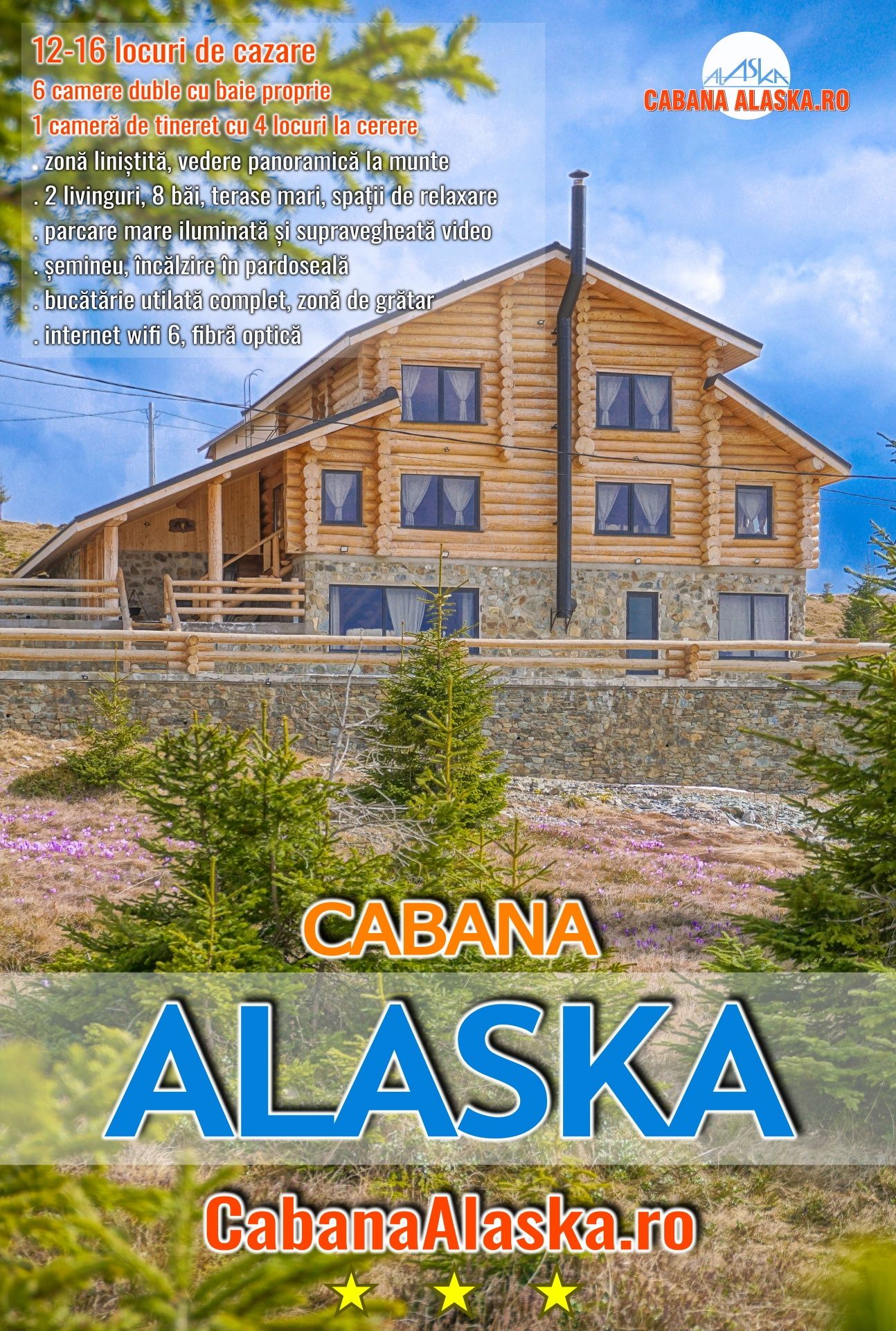 Cabana Alaska Ranca Transalpina Park Aventura