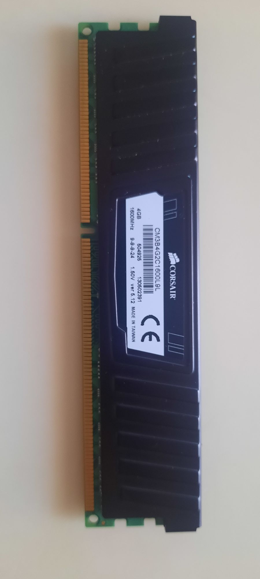 Corsair DDR3 4gb 1600 MHz Оперативная Память