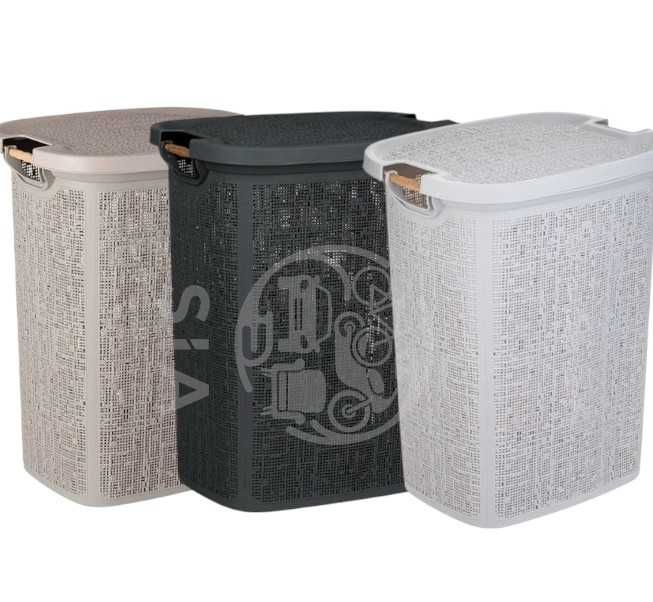 Кош за съхранение- играчки, дрехи, боклук, Пласмасов, 60л