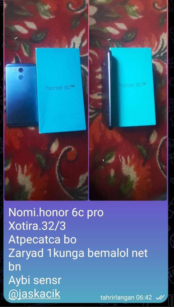 Honor 6c pro 450000