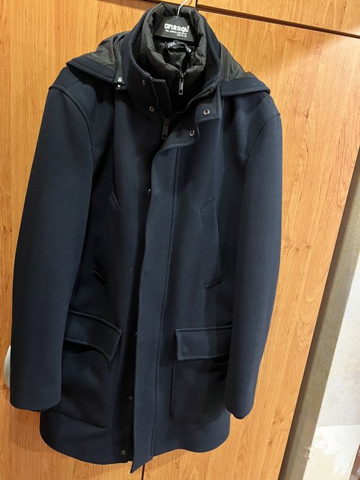 Палто с качулка Zara
