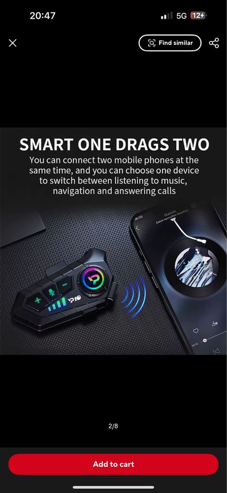 Bluetooth Intercom за каска