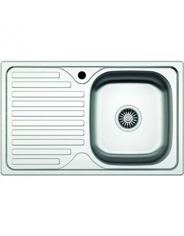 Chiuveta De Bucatarie, Din Inox, Pentru Blat, Dimensiuni: 43.5 x 76 cm