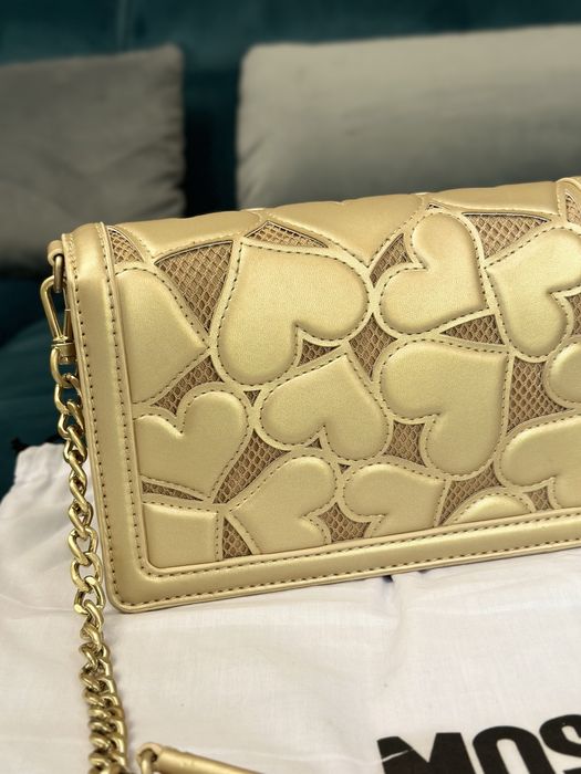 LOVE MOSCHINO оригинална кожена чанта