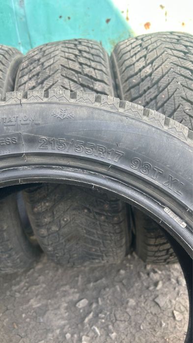 Продам шины 215/55 R17 — почти новые, стояли на JAC J7+