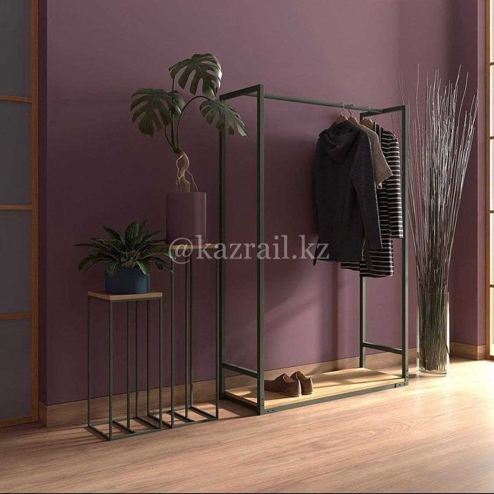 Декоративные столы, Рейлы, Вешала, Стеллажи