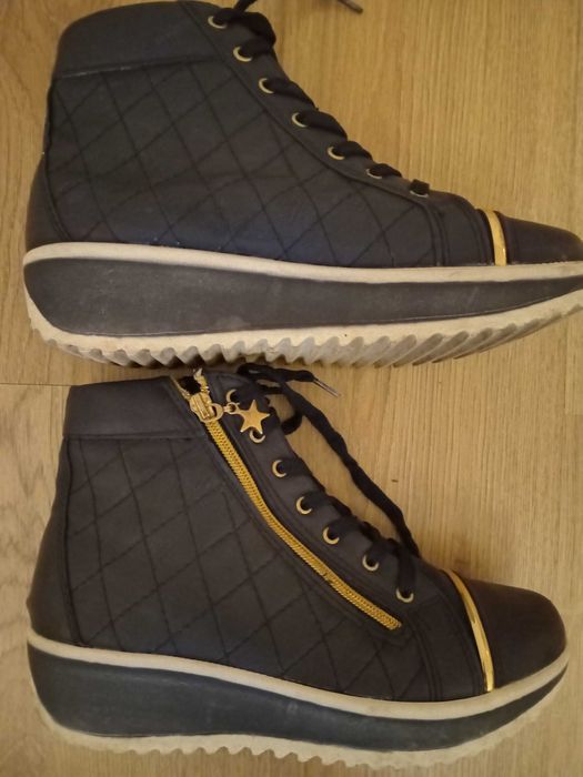 Дамски боти, естествена кожа 2/ Други, спортни