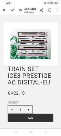 Train set Ice3 Prestige ac digital -eu