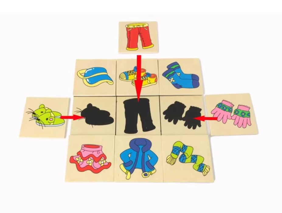 Игра на сенки Стем Монтесори Образователна асоциация и игра за памет