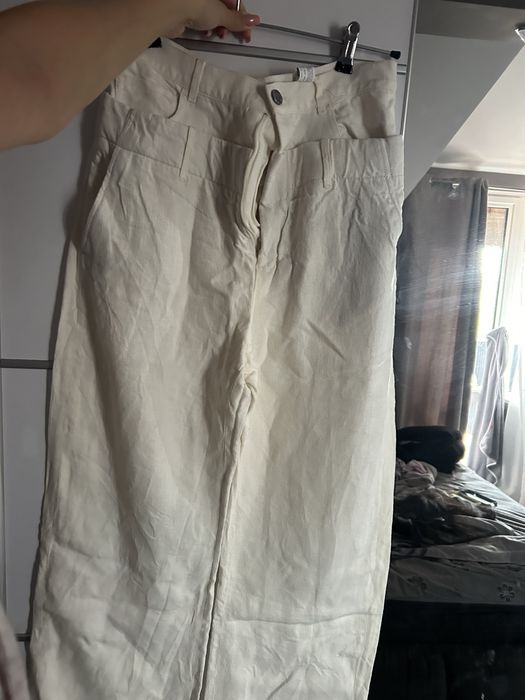 Панталон с двойна талия Zara