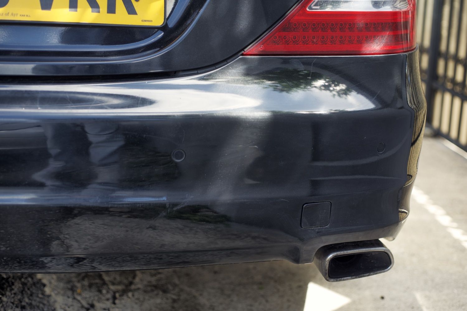 Bara spate neagra Mercedes CLS W219 facelift turbo debitmetru perna