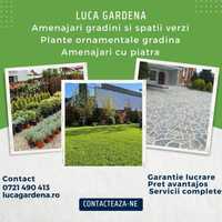 Amenajez spații verzi-plante ornamentale-gazon