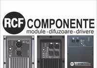 Componente boxe RCF (module amplificare, difuzoare, drivere, incinte)