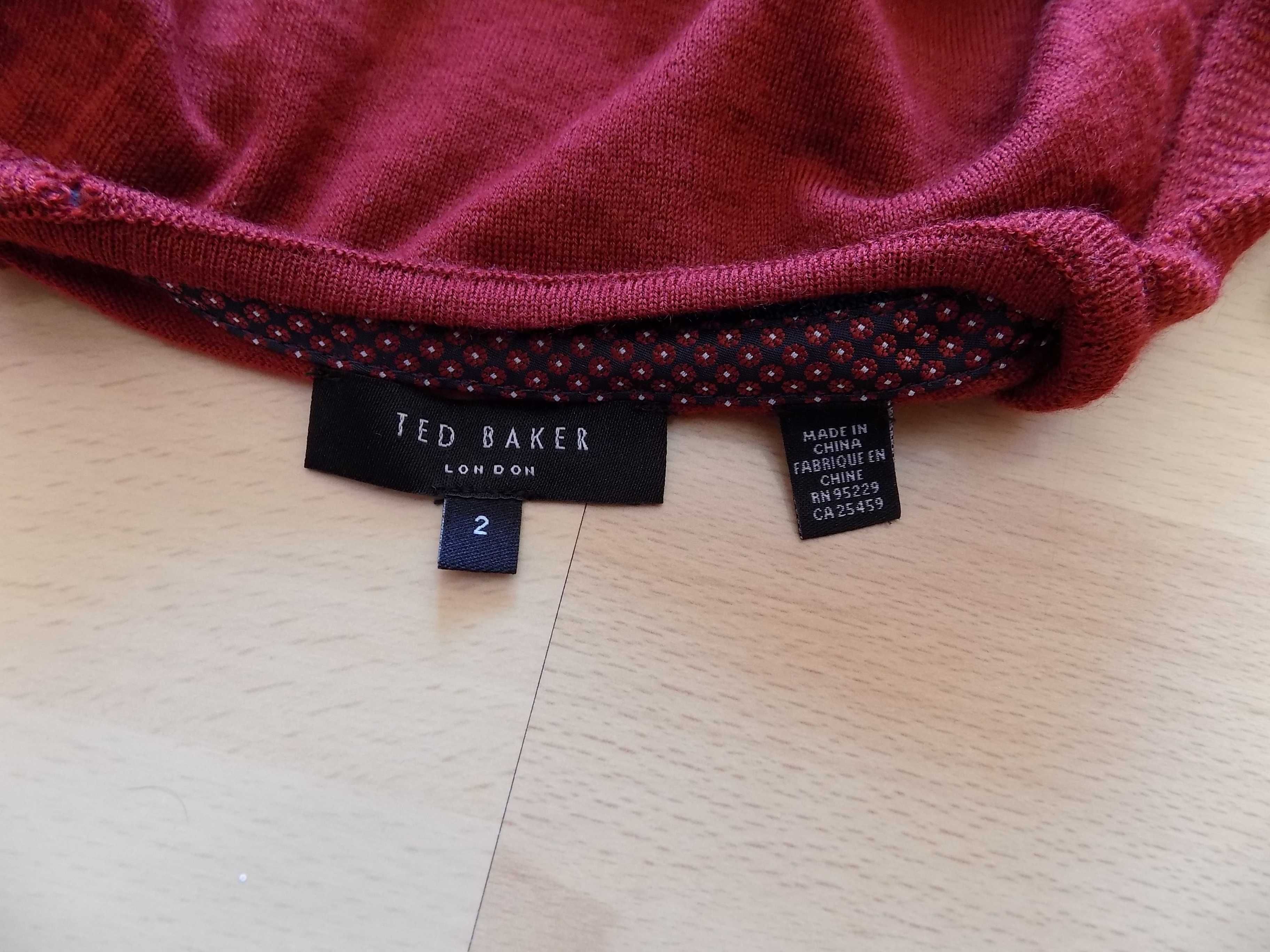 пуловер hugo boss/ted baker merino wool блуза мъжки вълнен оригинал S