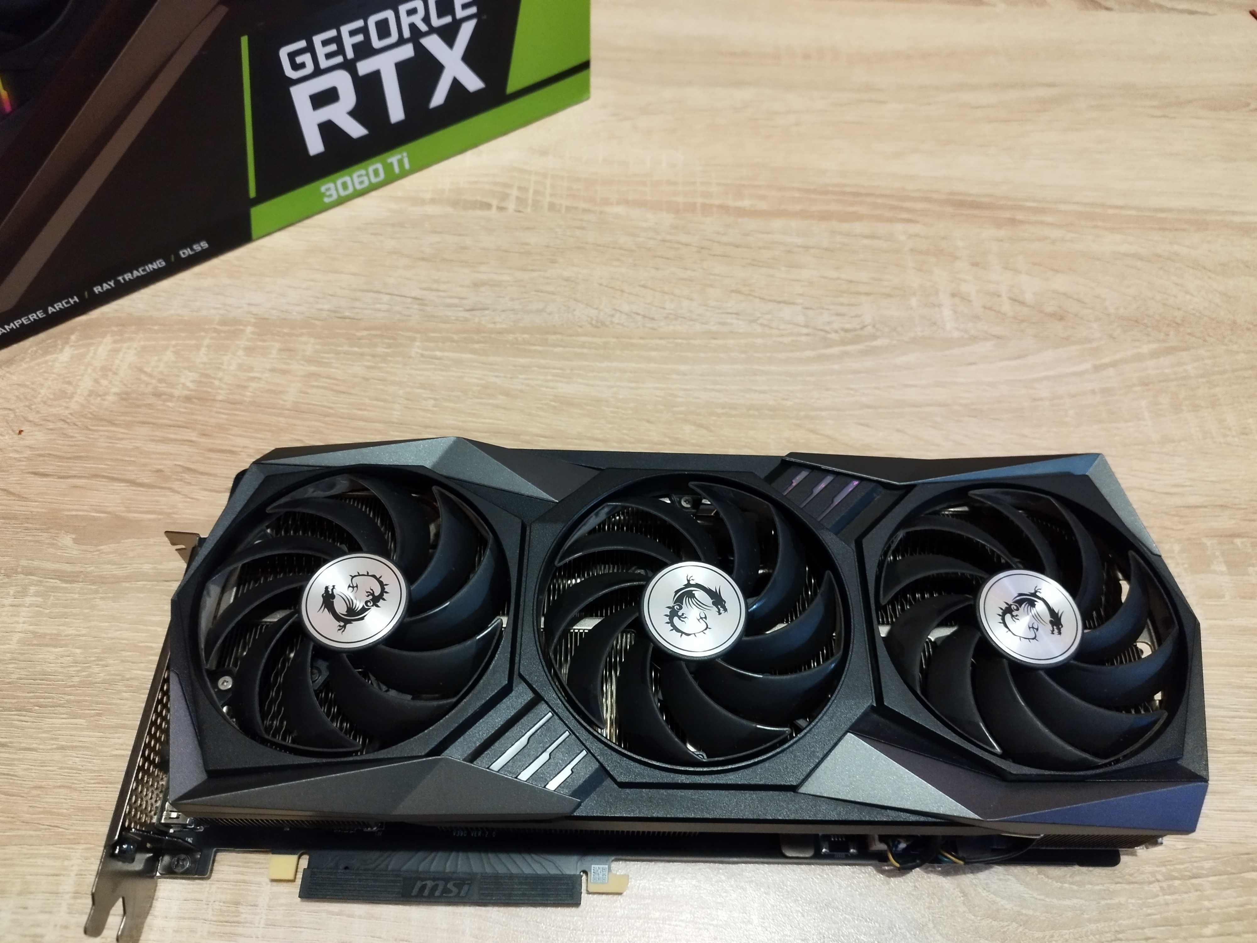 Видео карта MSI GeForce RTX 3060Ti (lhr) Gaming X Trio