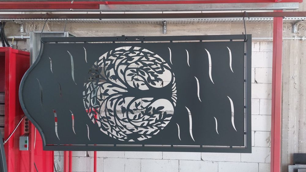 Garduri porti balustrada  tabla debitata laser