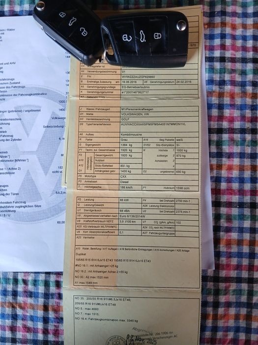 Vw Golf 7  1.6diesel