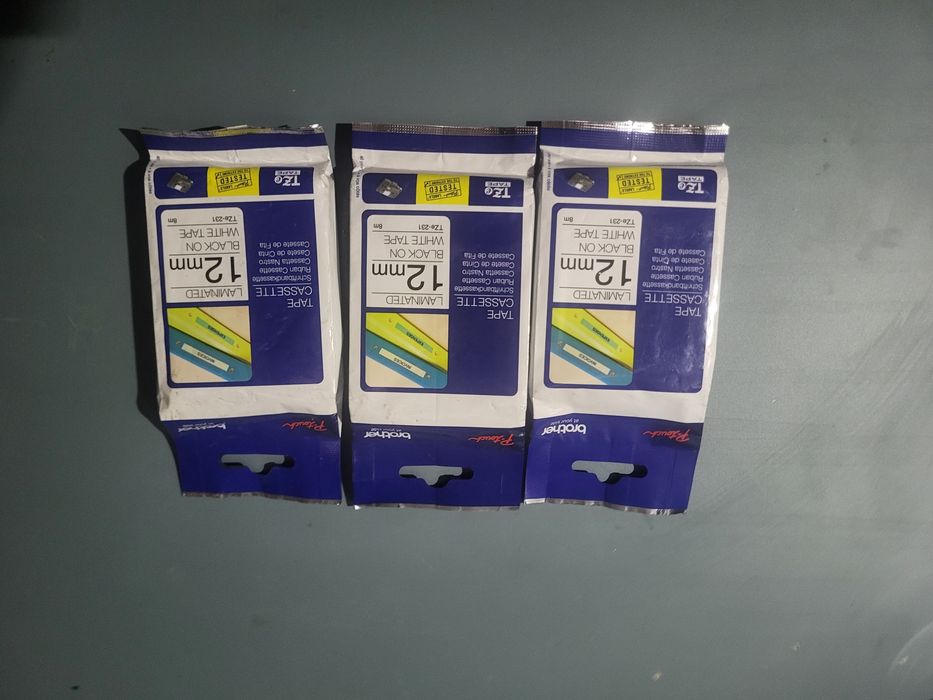 Brother casete pt imprimanta 12mm