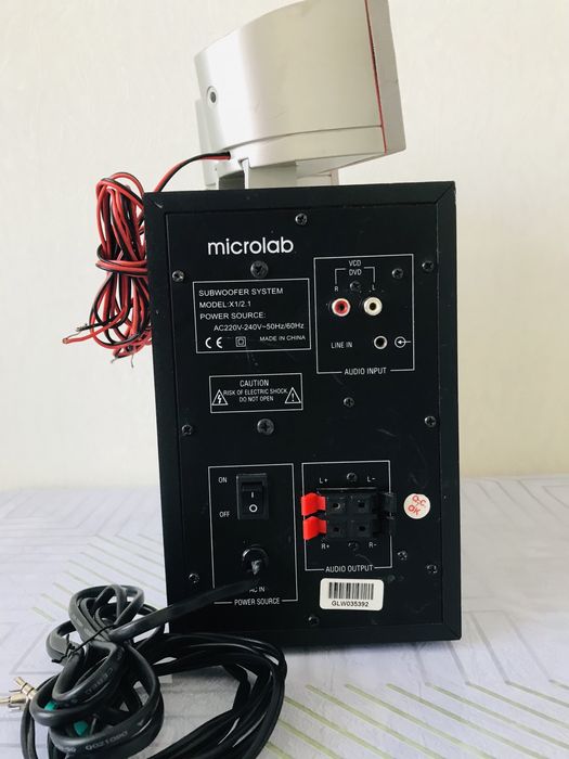 microlab x1-2/1  колонки