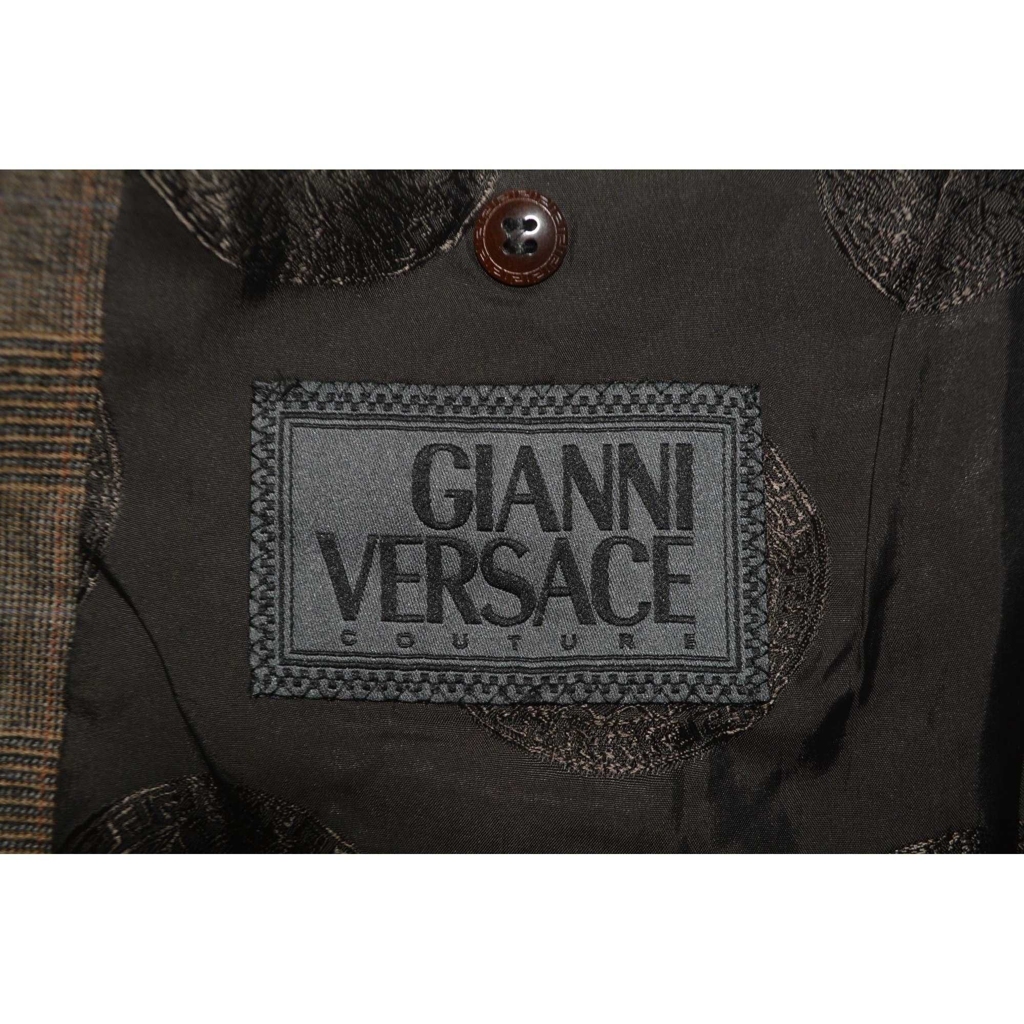 Sacou barbati inalti Gianni Versace by Ermenegildo Zegna lana 52 xh16