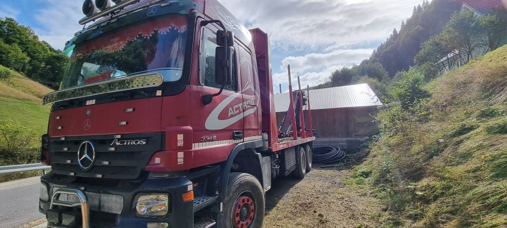 Camion forestier mercedes actros mp2 6x4 an 2006