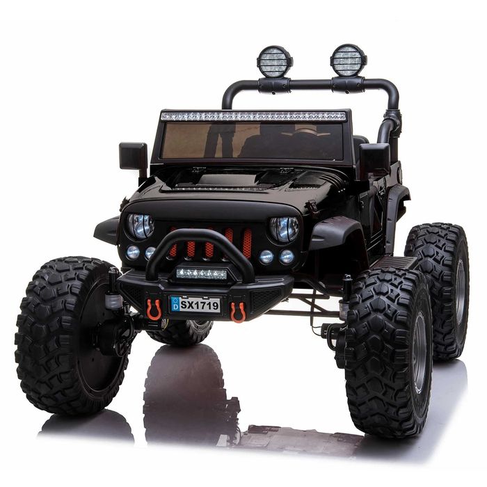 Акумулаторен Двуместен джип JEEP 4X4 12v14Ah батерия,MP4 плейър