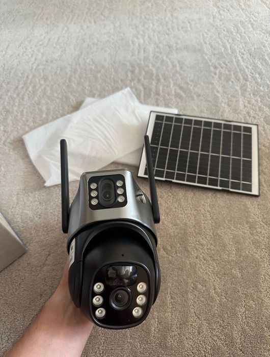 Camera video 4g cu cartela SIM si transmitere si panou solar