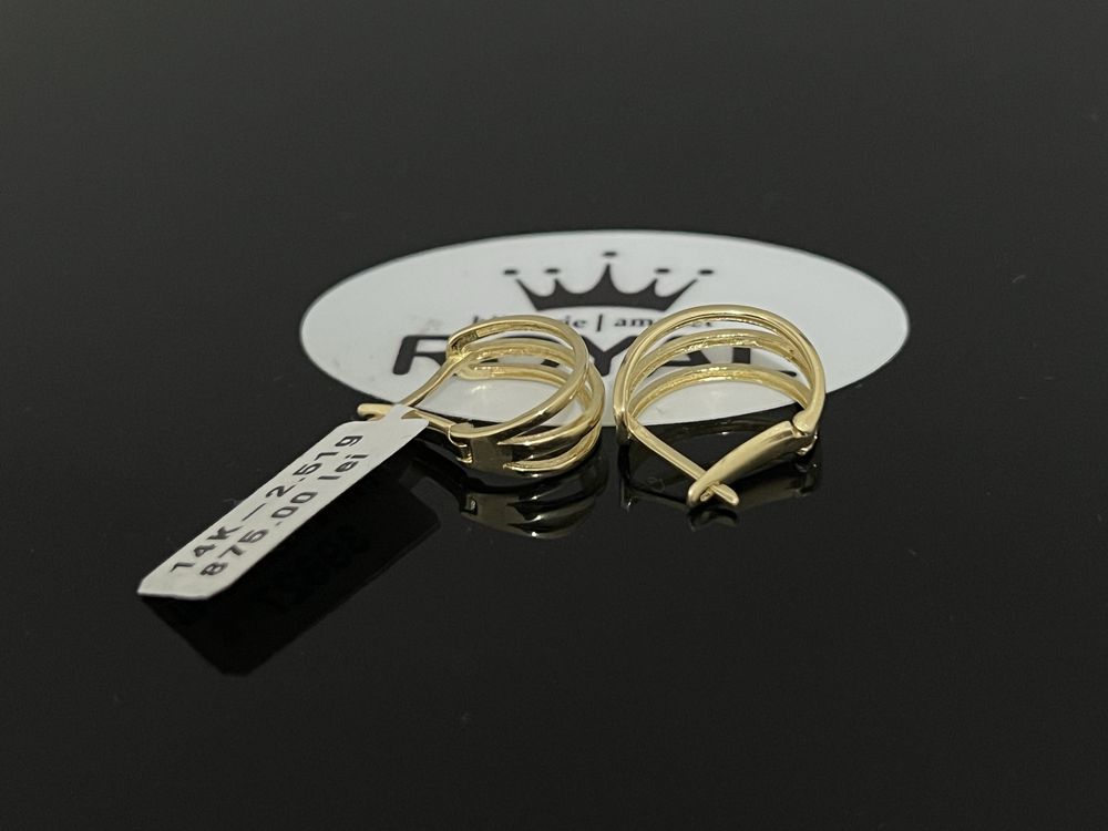 Bijuteria Royal CB : Cercei dama aur 14k 2,51gr