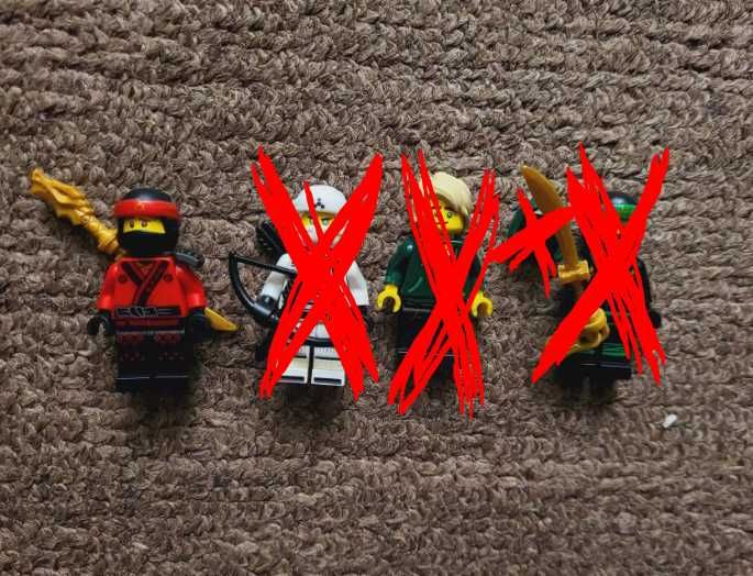 Lot Lego Ninjago Movie Kai Zane Lloyd Originale