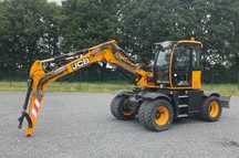 JCB 110WT Excavator pe Roti JCB 110WT Excavator pe Roti