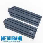 Sipca metalica vopsita mat maro ciocolatiu, caramiziu si gri de 0,45mm