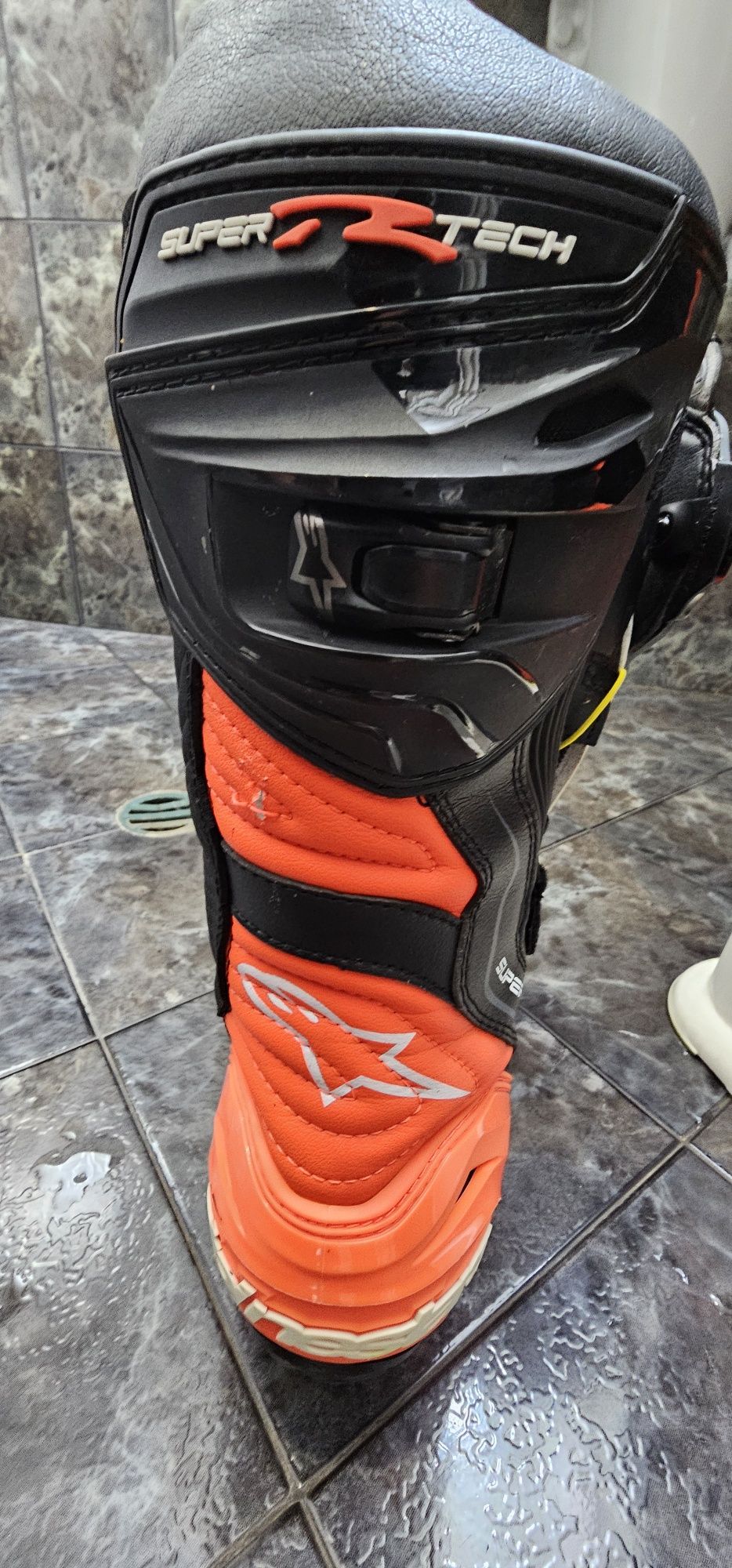 Мото ботуши Alpinestars Supertech R Black/Red/White/Gray
