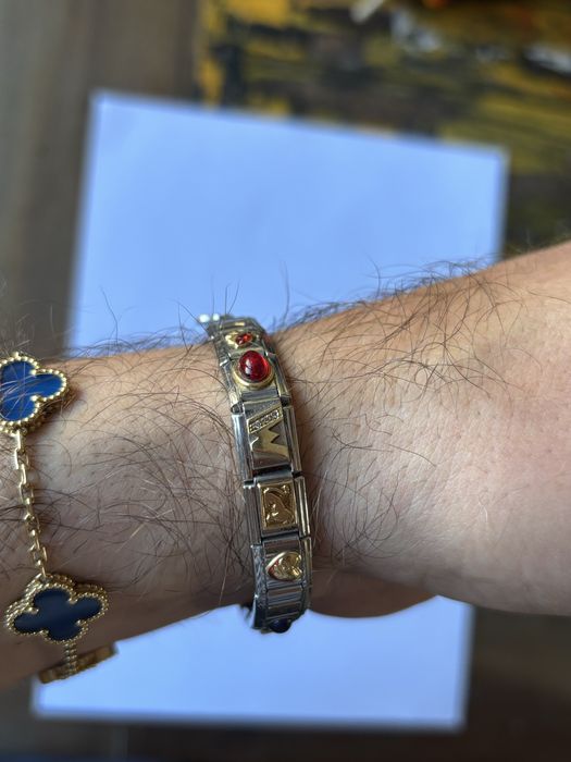 Nomination,Giorgio Poletto,Message Carisma-гривна с 19 елемента злато