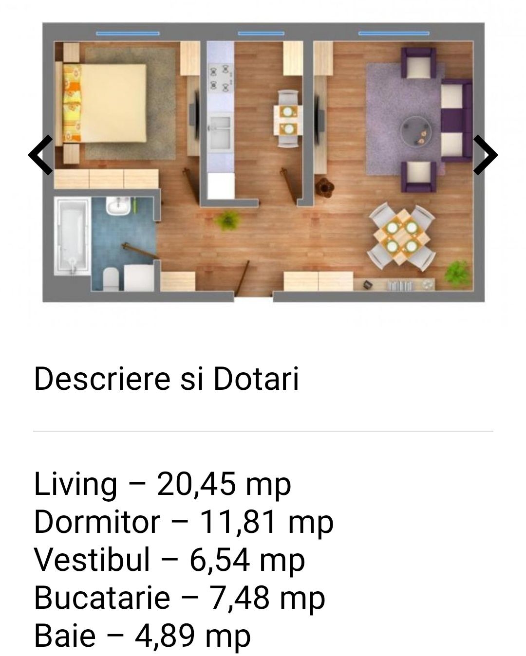 DIRECT LA PROPRIETAR Rate pe 5 ani, 2 camere  DEMISOL