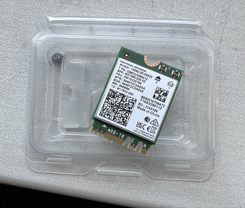 WiFi6 адаптер Intel AX210NGW 802.11ax