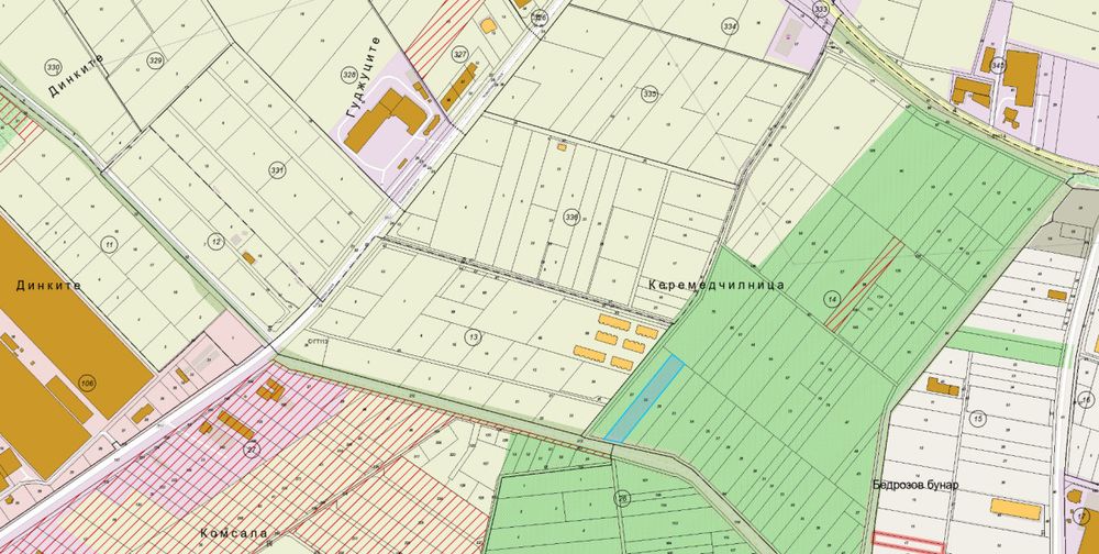 с. Марково 3090m², близо до  Коматево и борсата