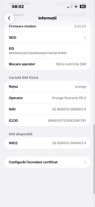 Iphone 15 PRO MAX Natural Titanium 256GB IN GARANTIE