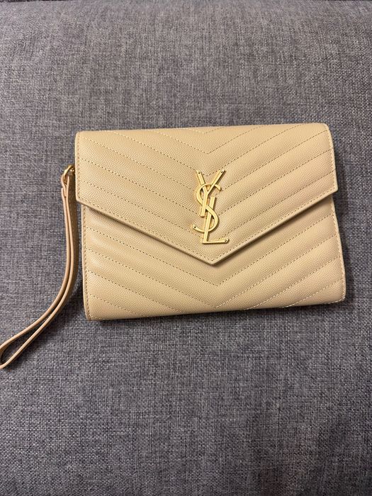 Saint Laurent оригинална чанта плик/клъч