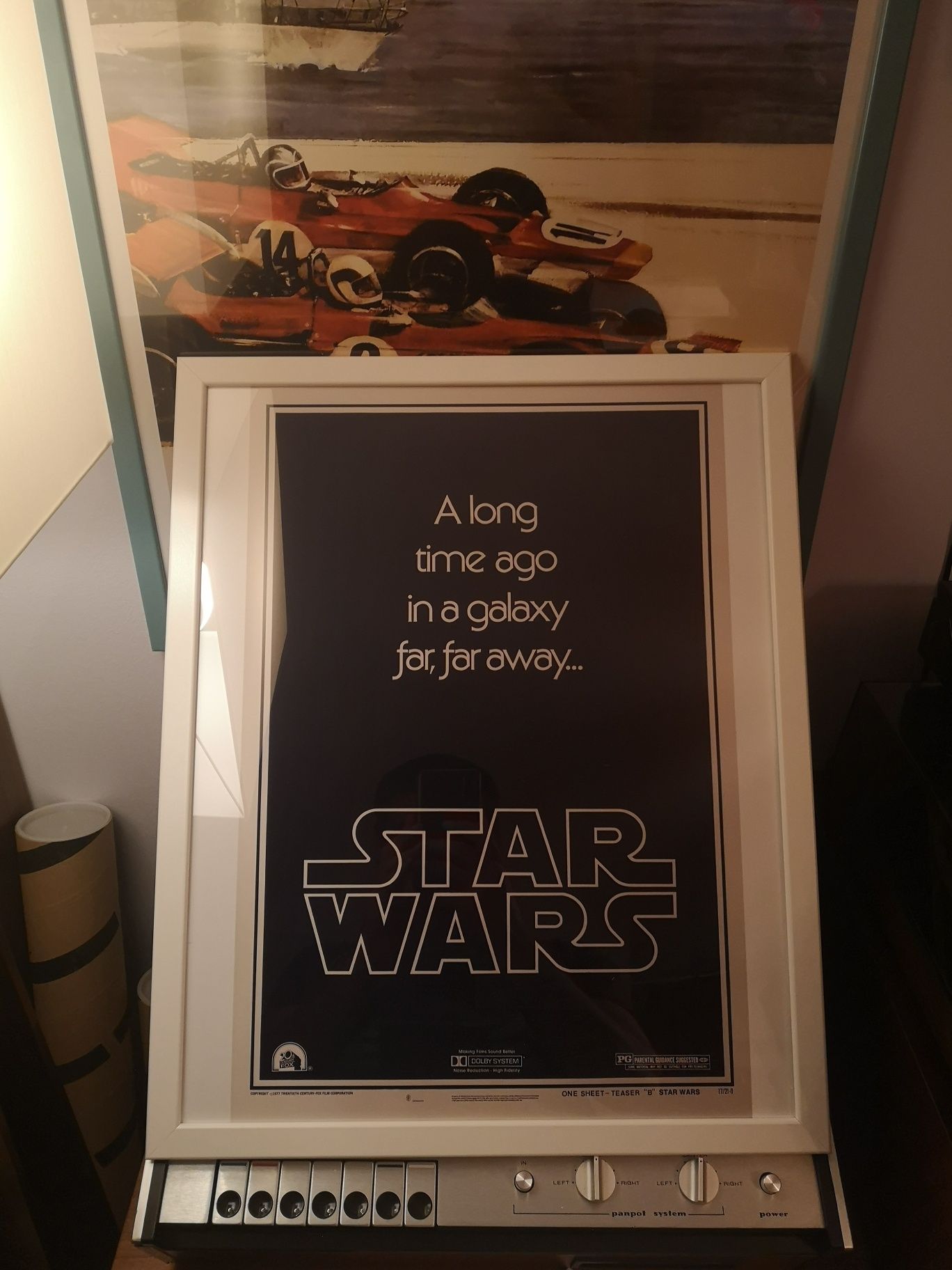 Vintage Ретро Постер Star Wars с рамка IKEA 50/40см