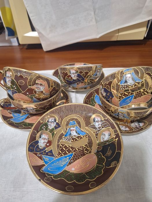 5 cesti japoneze ceramica maro