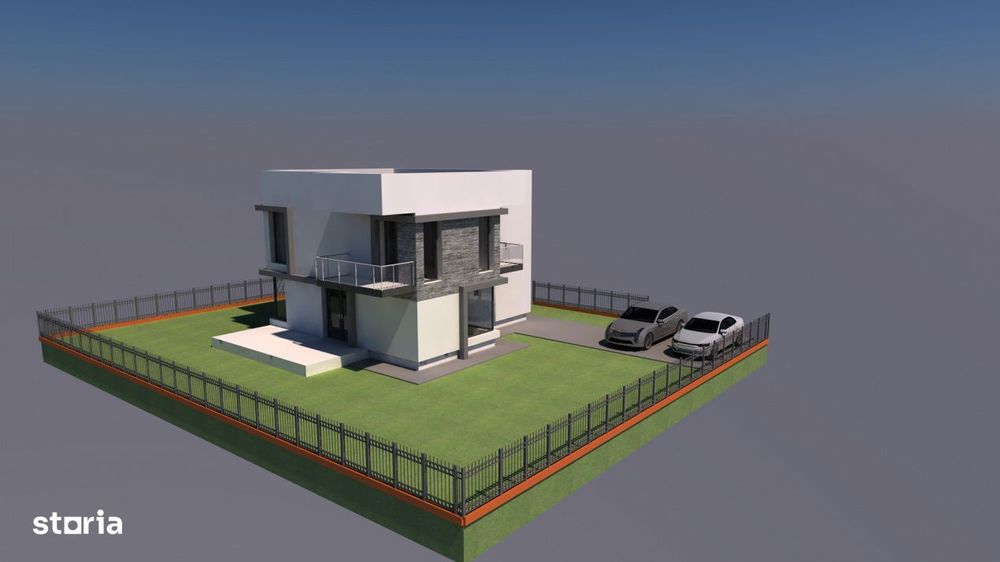 Casa P+E moderna in Sanpetru, teren 500mp