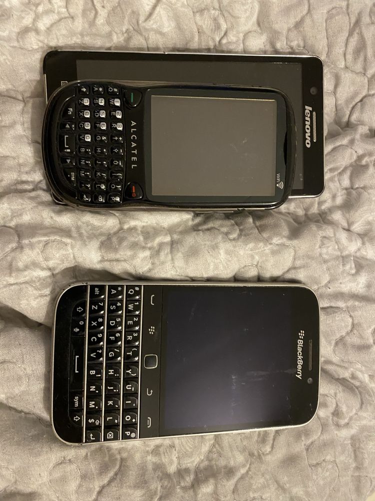 BlackBerry, Lenovo, Alcatel
