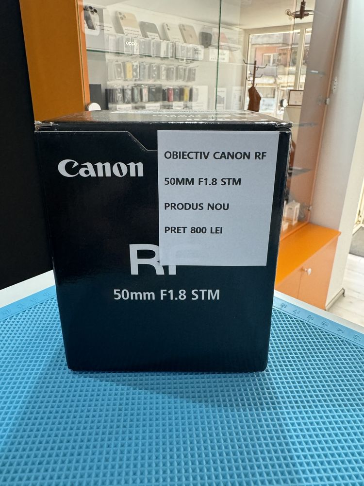Obiectiv Foto Canon RF 50Mm F1.8 STM Nou