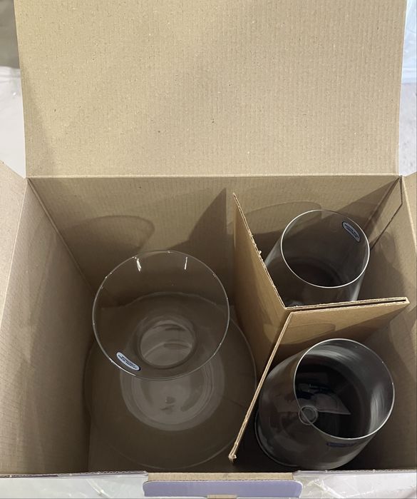 Декантер Bohemia Crystal с две чаши